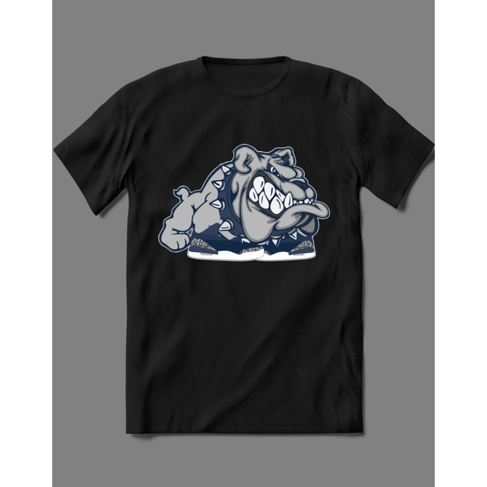Sneaker Match Bulldog Jordan 4 Gtowns Shirt